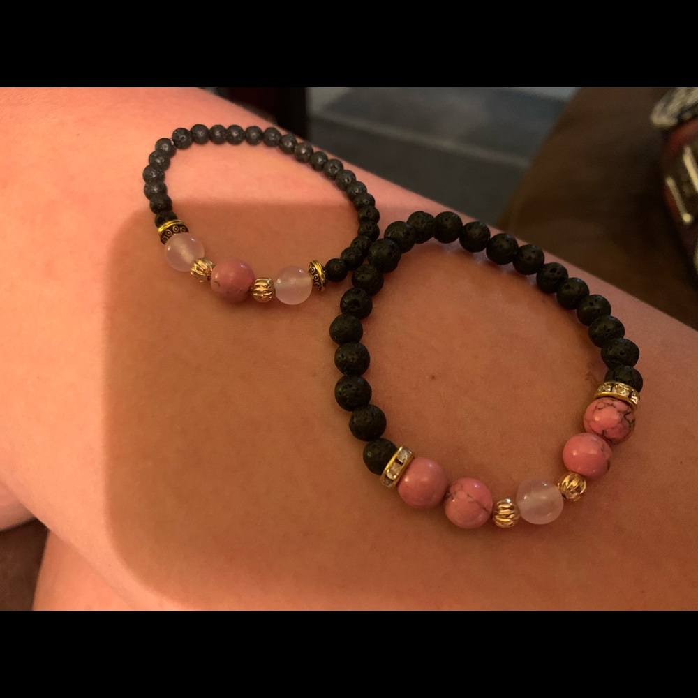 Healing stone diffuser bracelets - Picture 5 of 9
